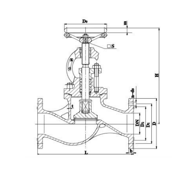 GBT587 DN50 Bronze Flanged Stop Check Valve1.jpg